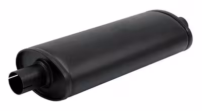 Demper Medium 45, L=420 mm, ovaal, moffen, universeel