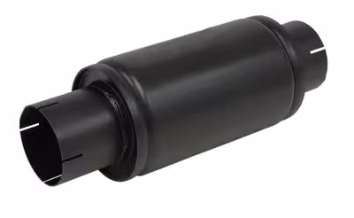 Schalldämpfer, 89,0 mm, L=250 mm, rund, Muffen, universal