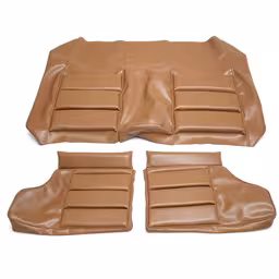 Rear seat cover for Volvo 1800E, 1800ES 1972 gold metallic