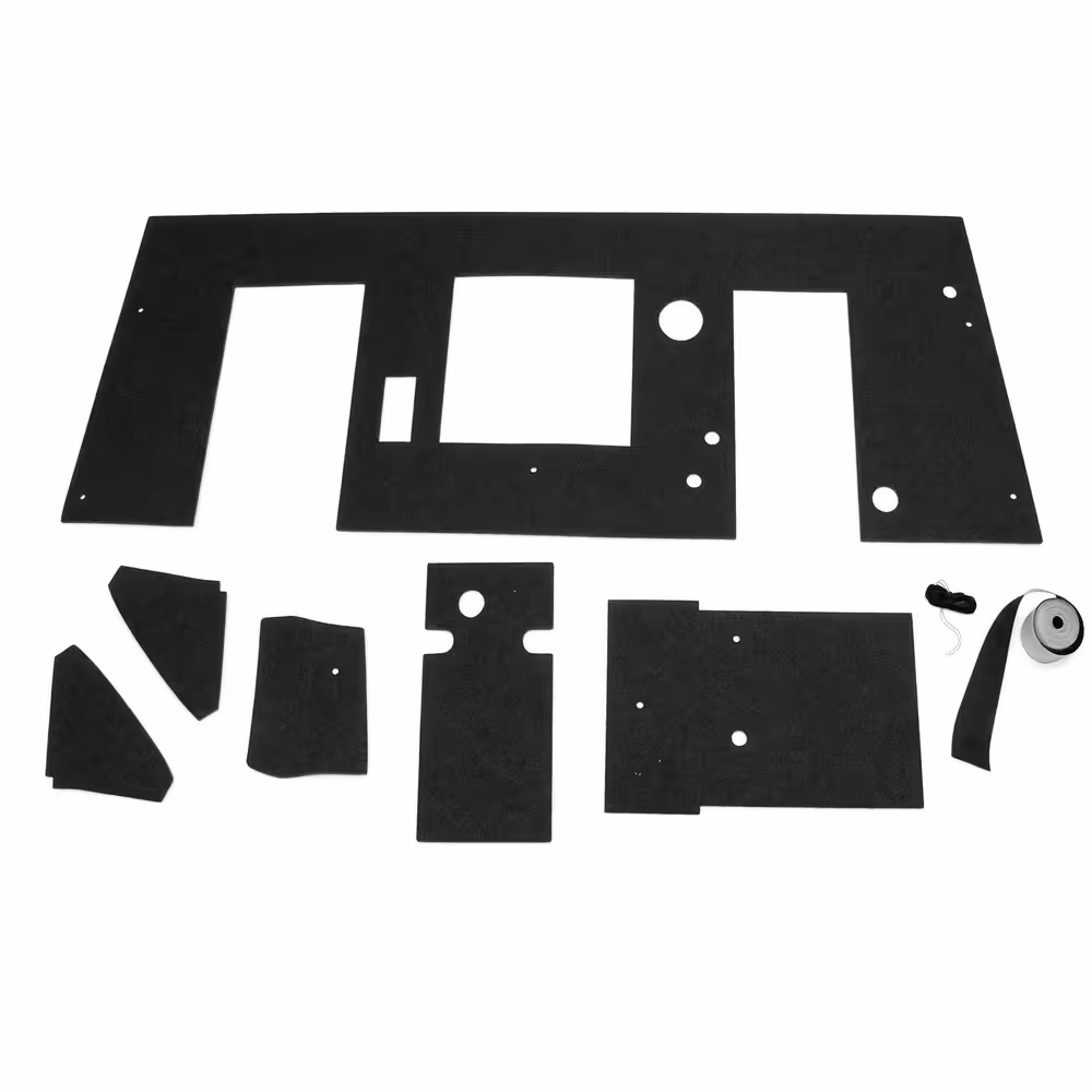 Tapis de tablier pour Volvo Amazon 1965-70, noir