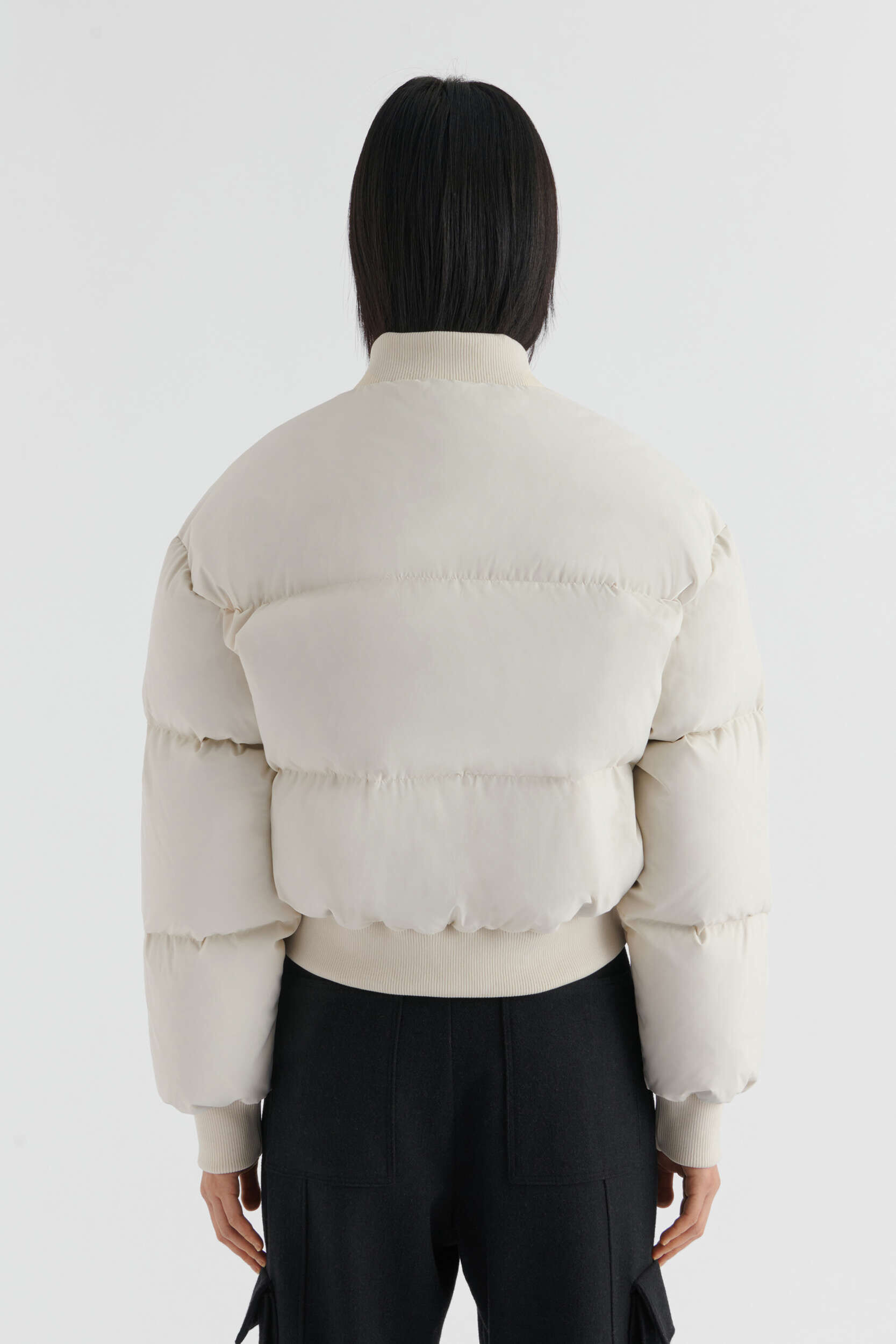 Zoe Down Bomber Jacket - Image 5