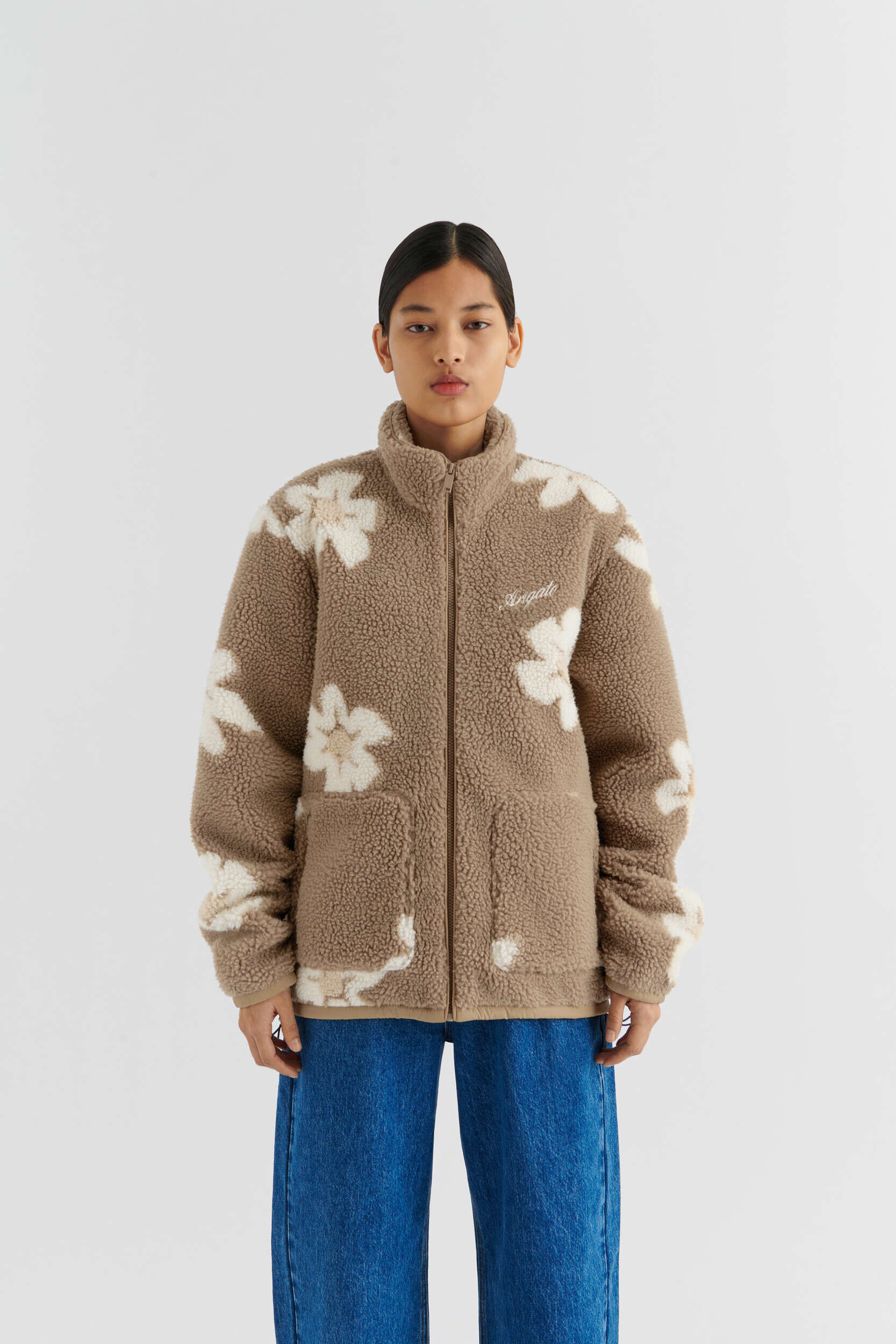 Billie Flower Fleece Jacket - Image 2