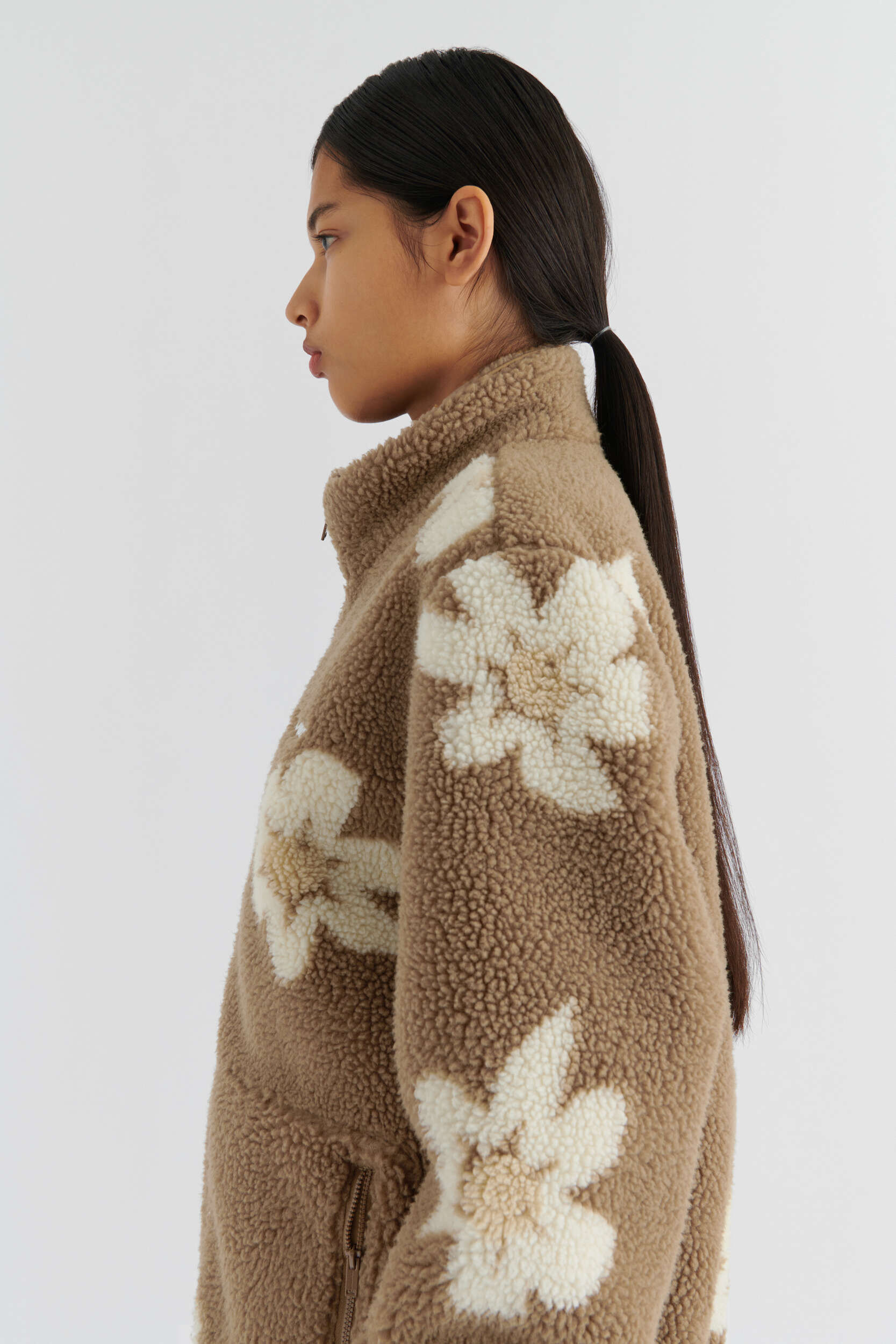 Billie Flower Fleece Jacket - Image 5