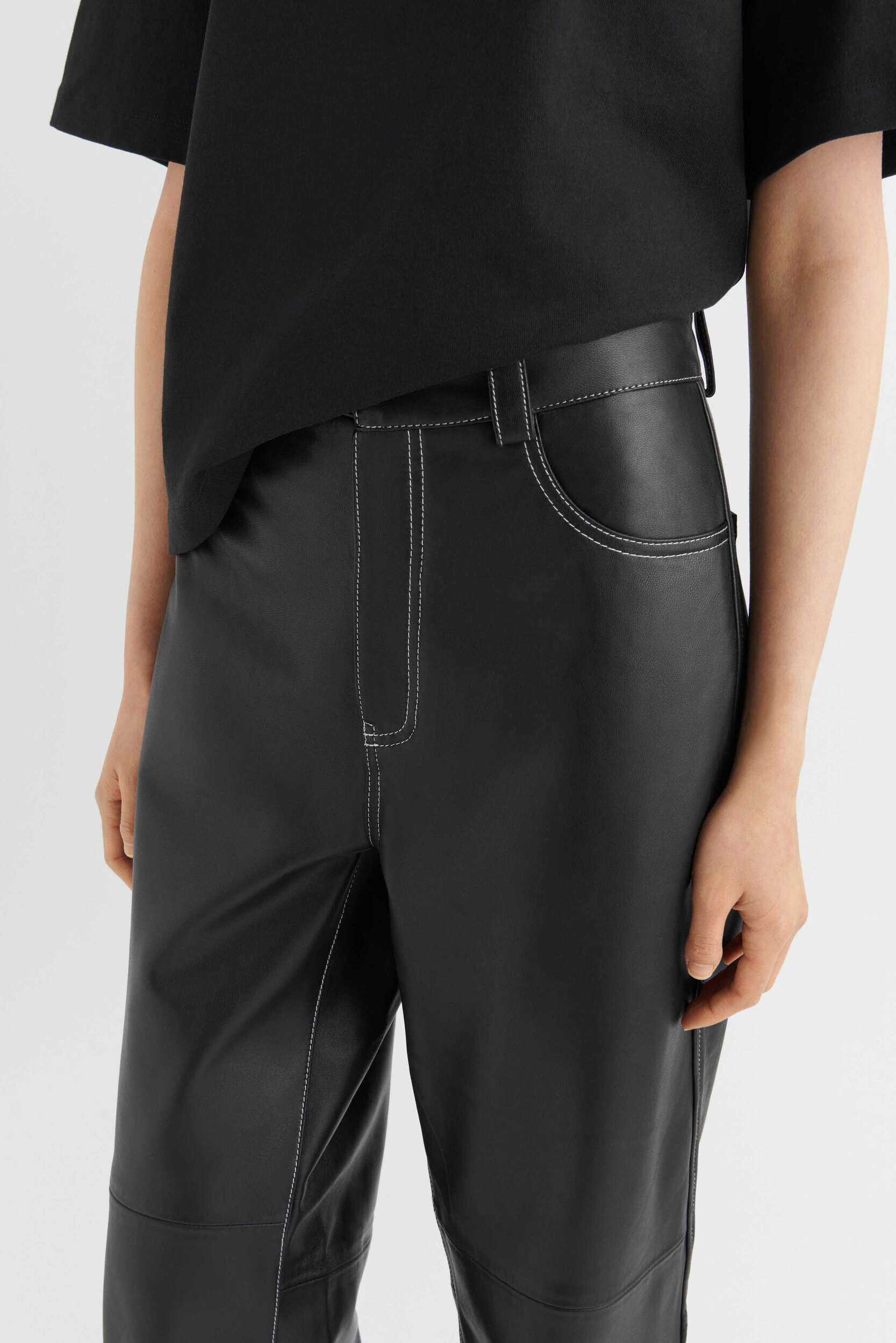 Spencer Leather Trousers - Image 9