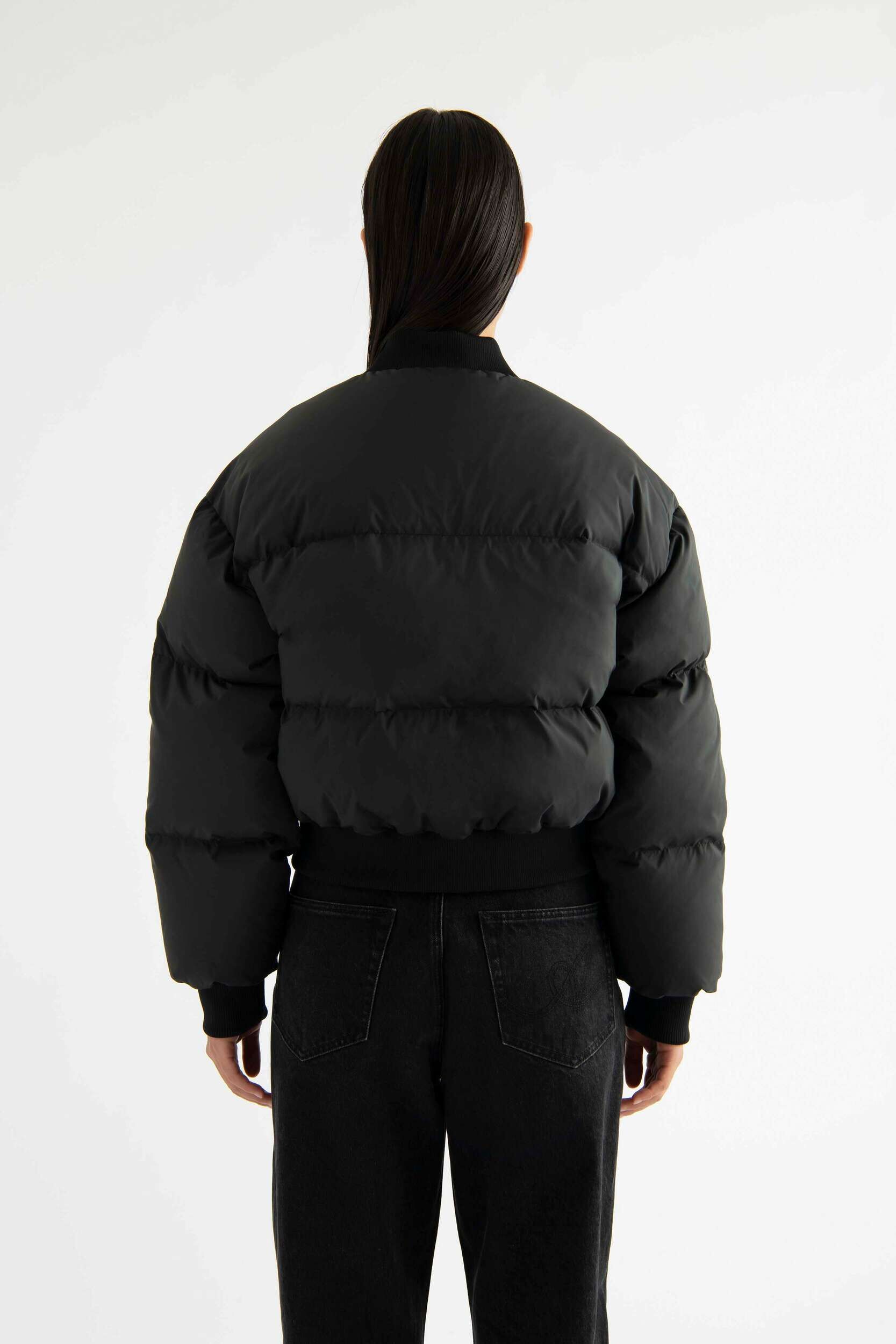 Zoe Down Bomber Jacket - Image 5