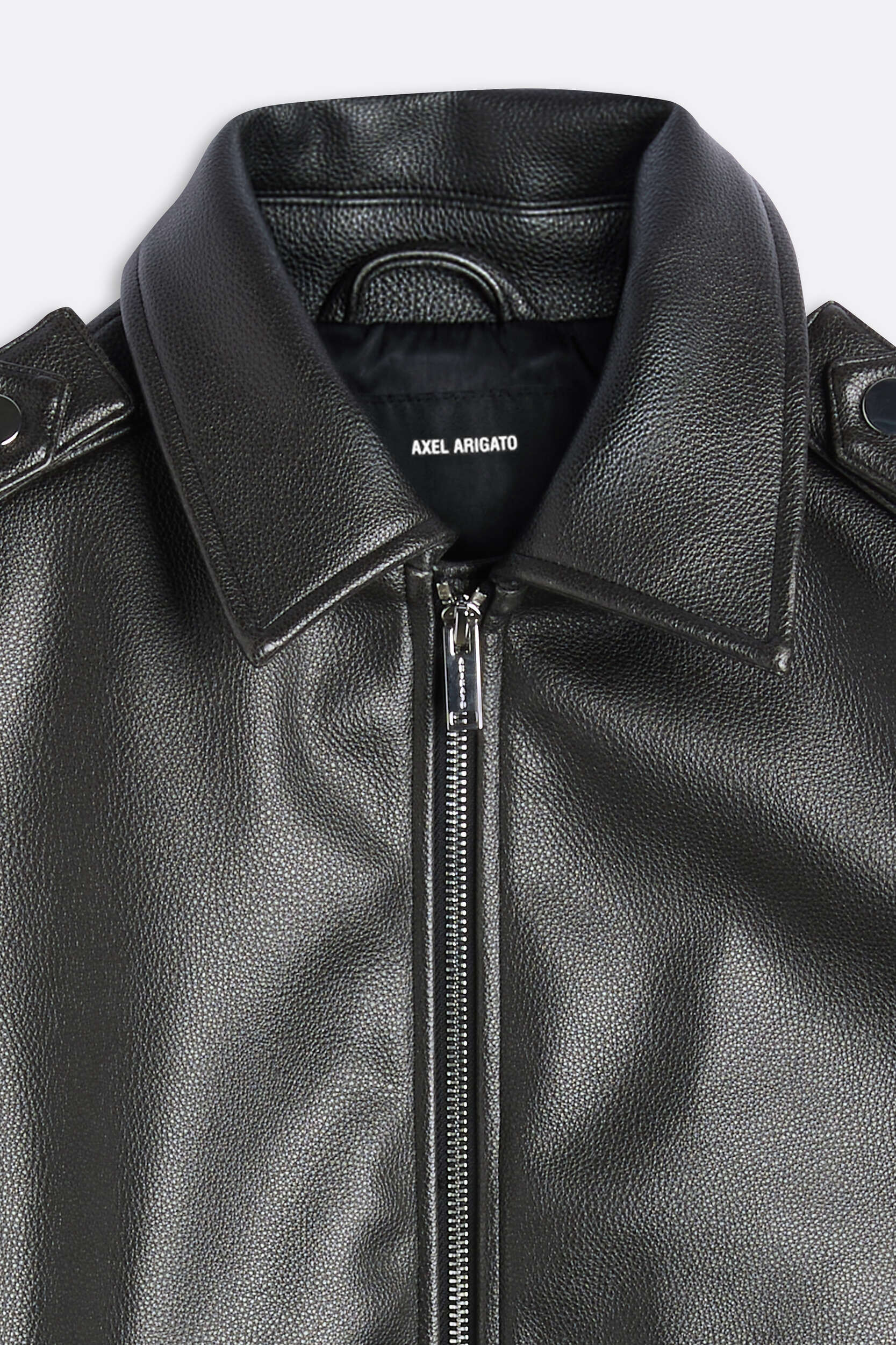 Leighton PU Bomber Jacket - Image 12