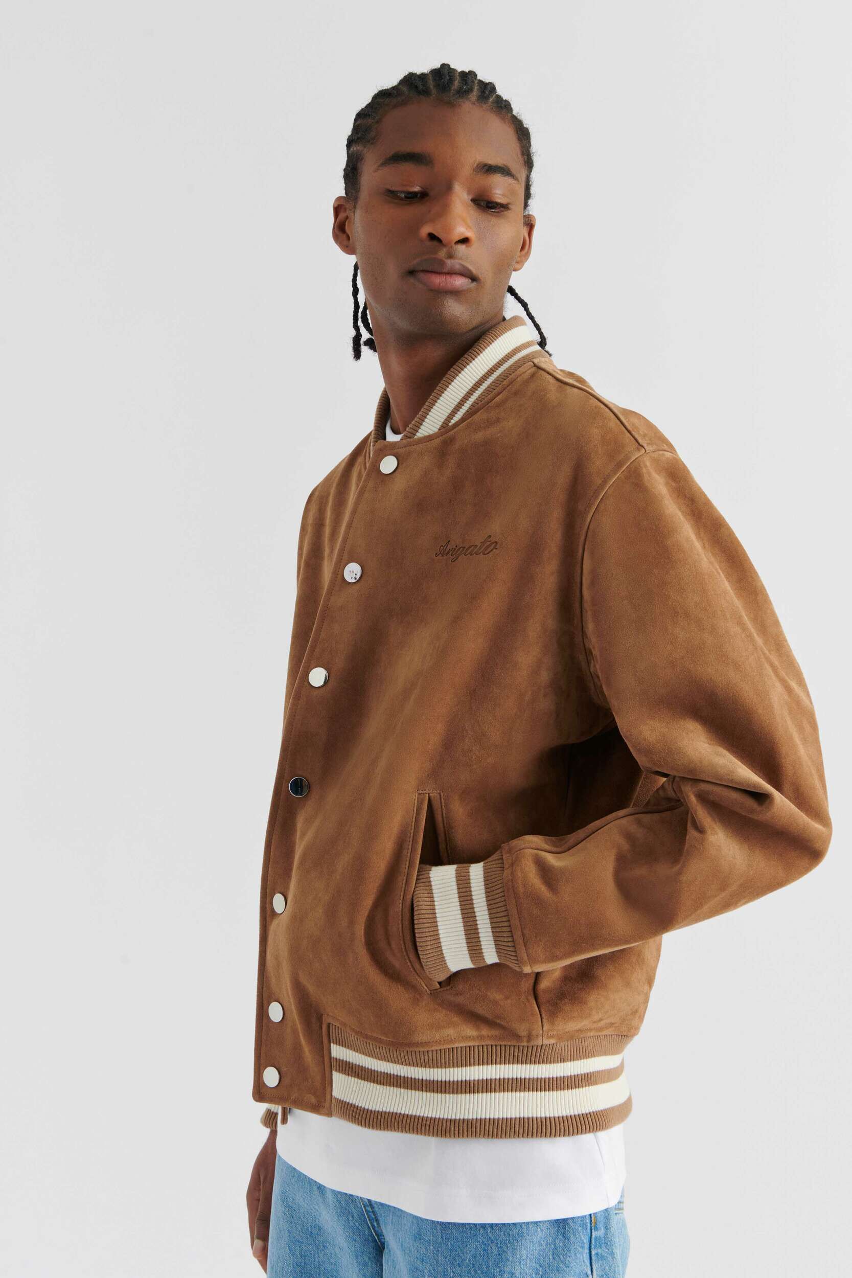 Honor Suede Bomber - Image 9
