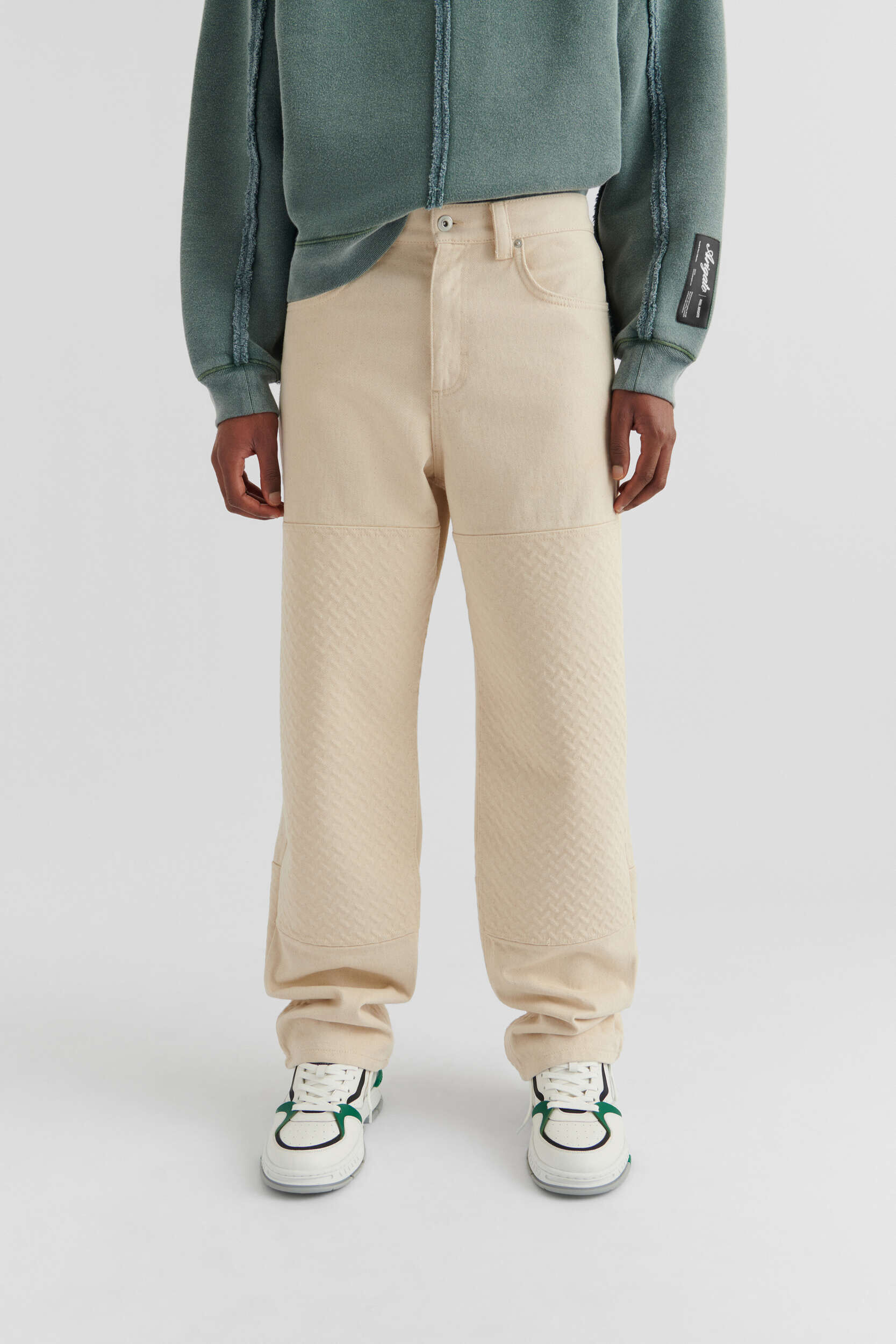Grate Embossed Trousers - Image 2