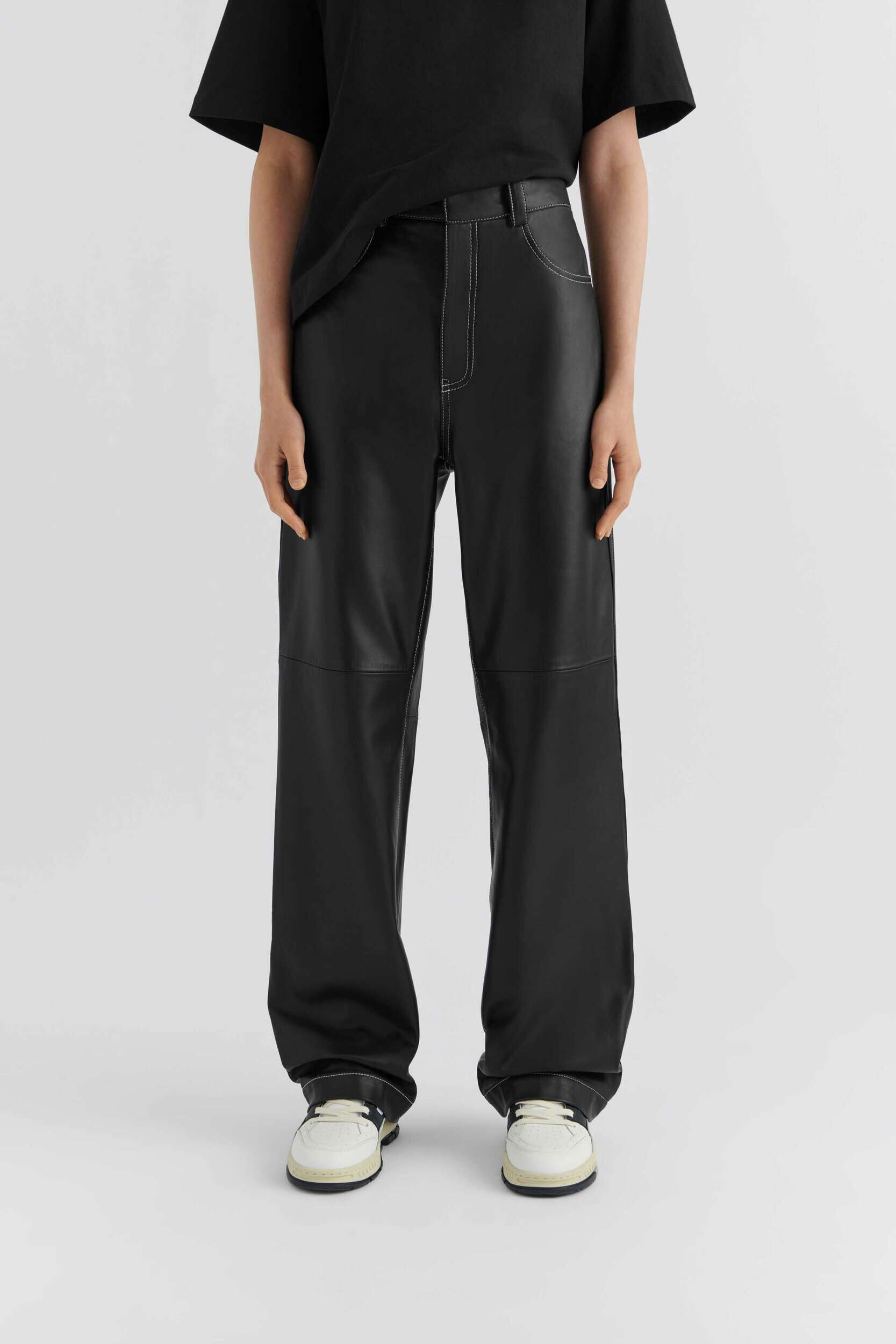 Spencer Leather Trousers - Image 4