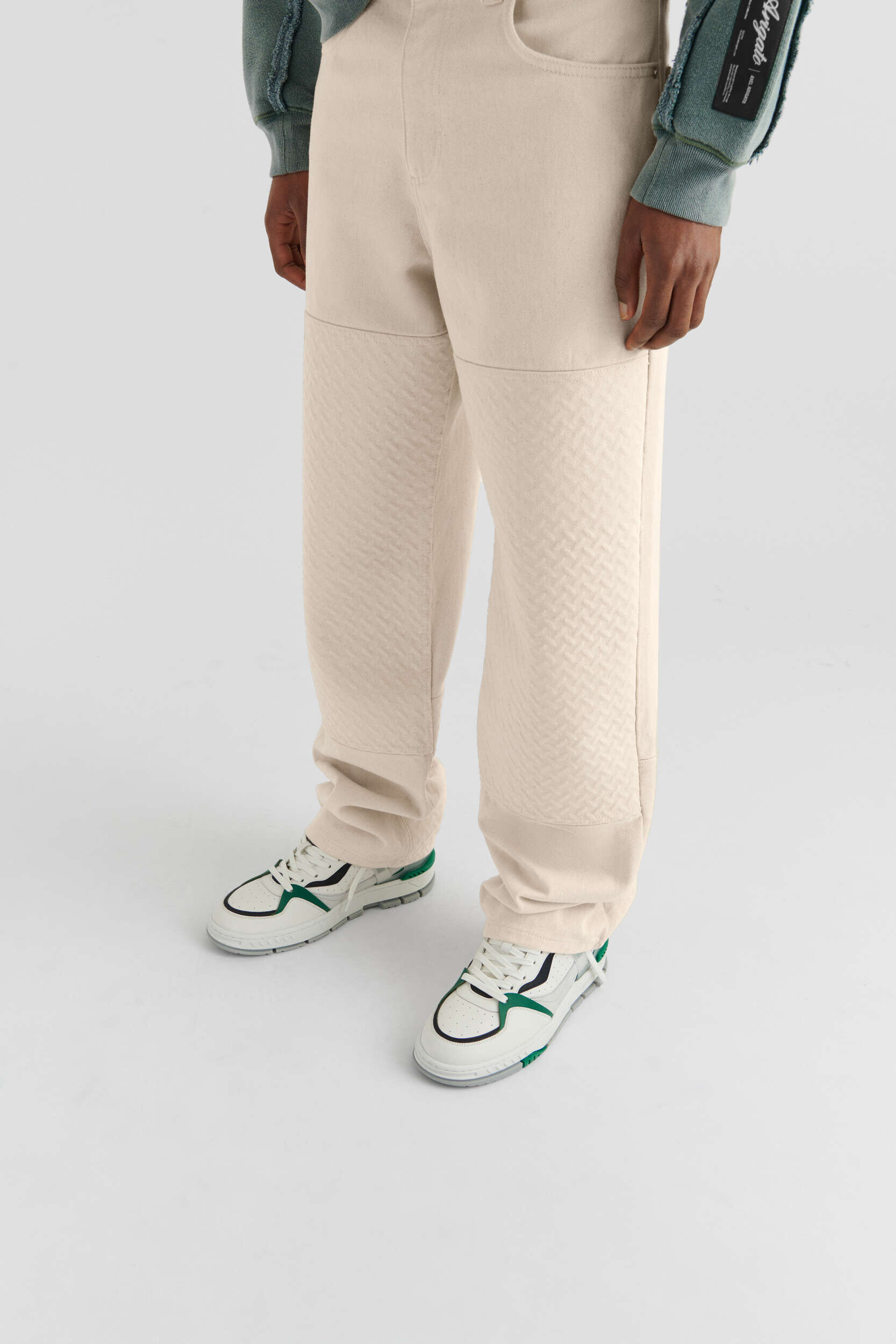 Grate Embossed Trousers - Image 7