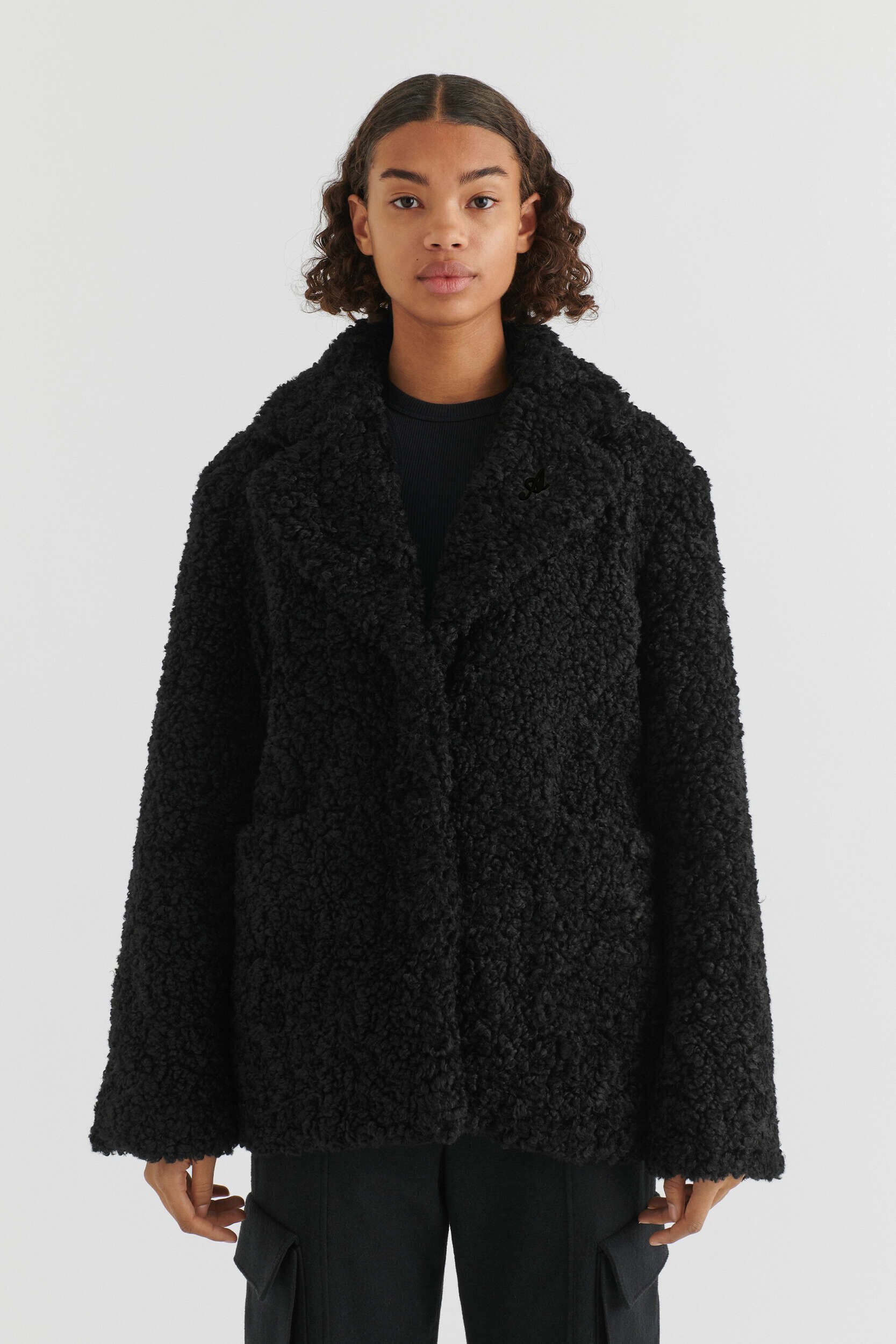Arlo Faux Shearling Blazer - Image 3