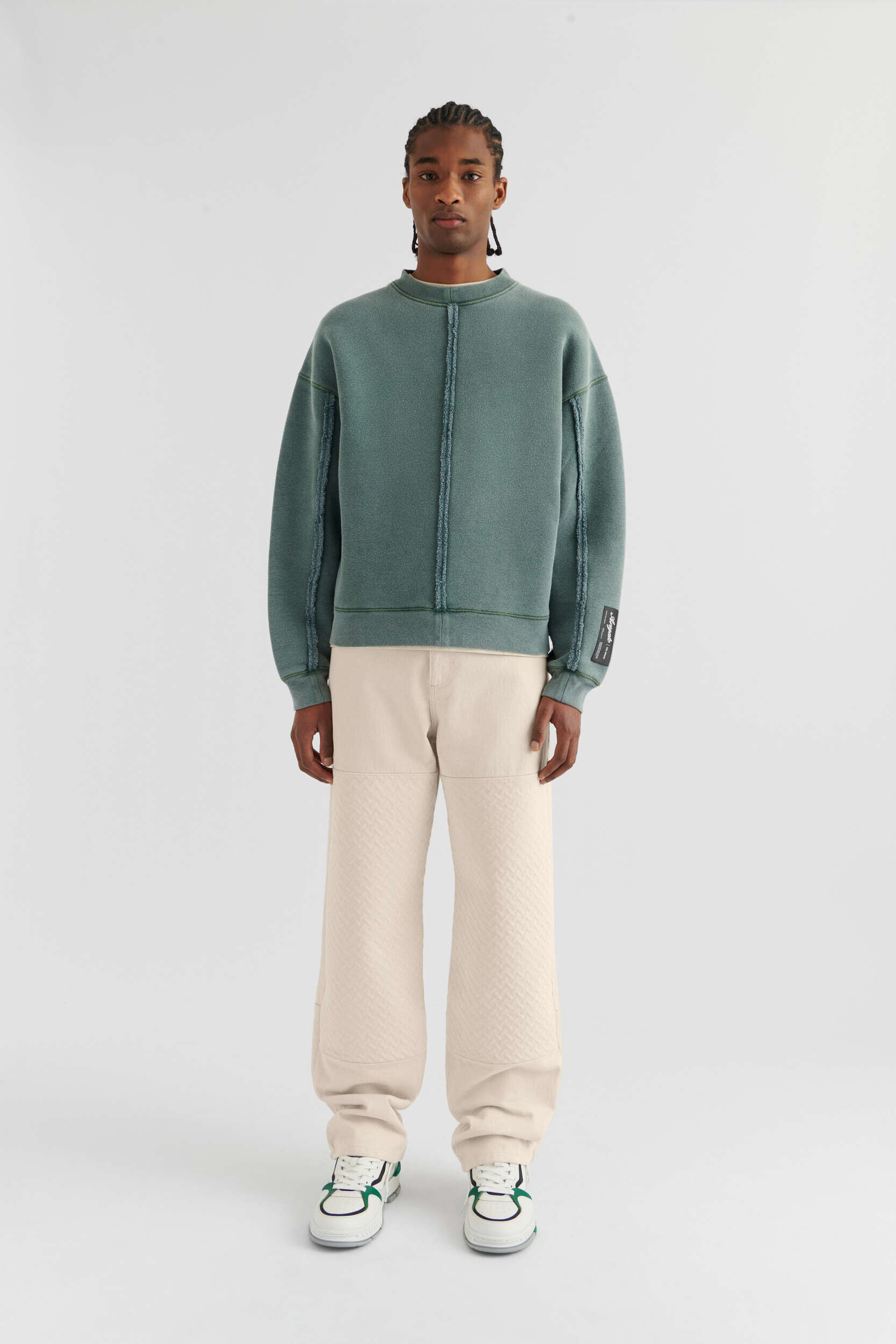 Grate Embossed Trousers - Image 5