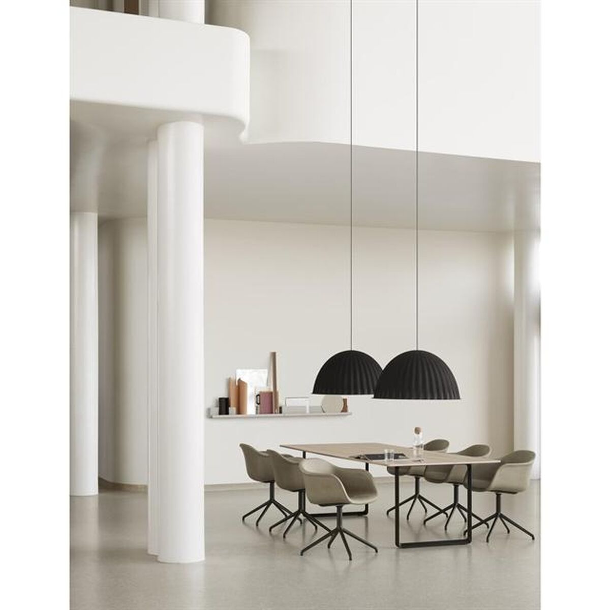 70/70 Dining Table 170x85 Black Linoleum/ Black