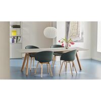 CPH30 Dining Table L200 Oak/ Off White