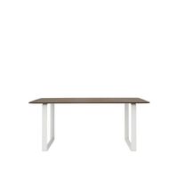 70/70 Dining Table 170x85 Smoked Oak/ White