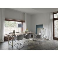 70/70 Dining Table 170x85 Smoked Oak/ White