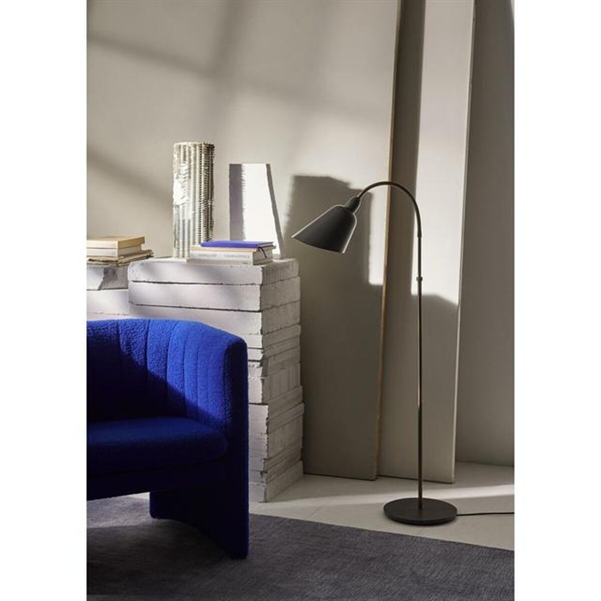 Bellevue AJ7 Floor Lamp Anniversary Edition Stone Grey/Bronzed Brass
